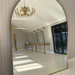 Arch framed mirrors